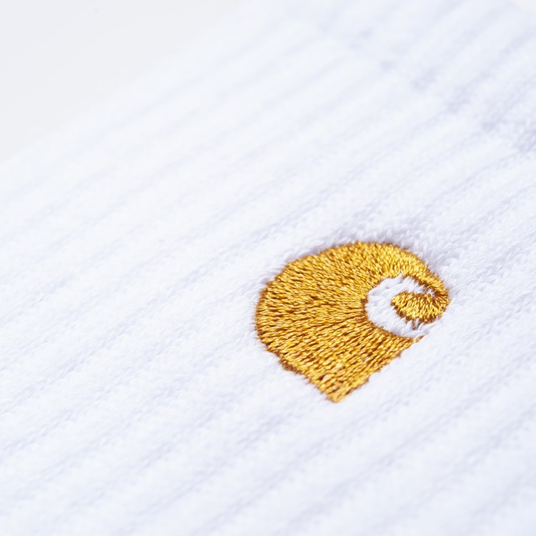 Carhartt Chase Sock - White/Gold