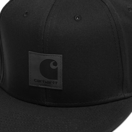 Carhartt Logo Snapback Cap - Black