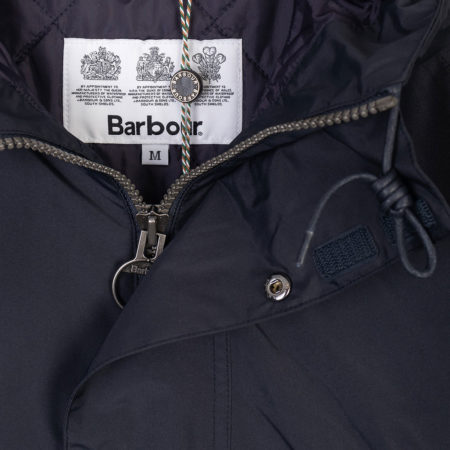 Barbour Beacon Hooded Bedale Jacket - Navy