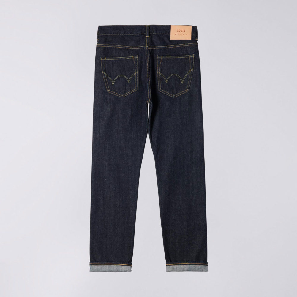 Edwin ED-80 Slim Taper Red Listed Selvage Jean - Rinsed