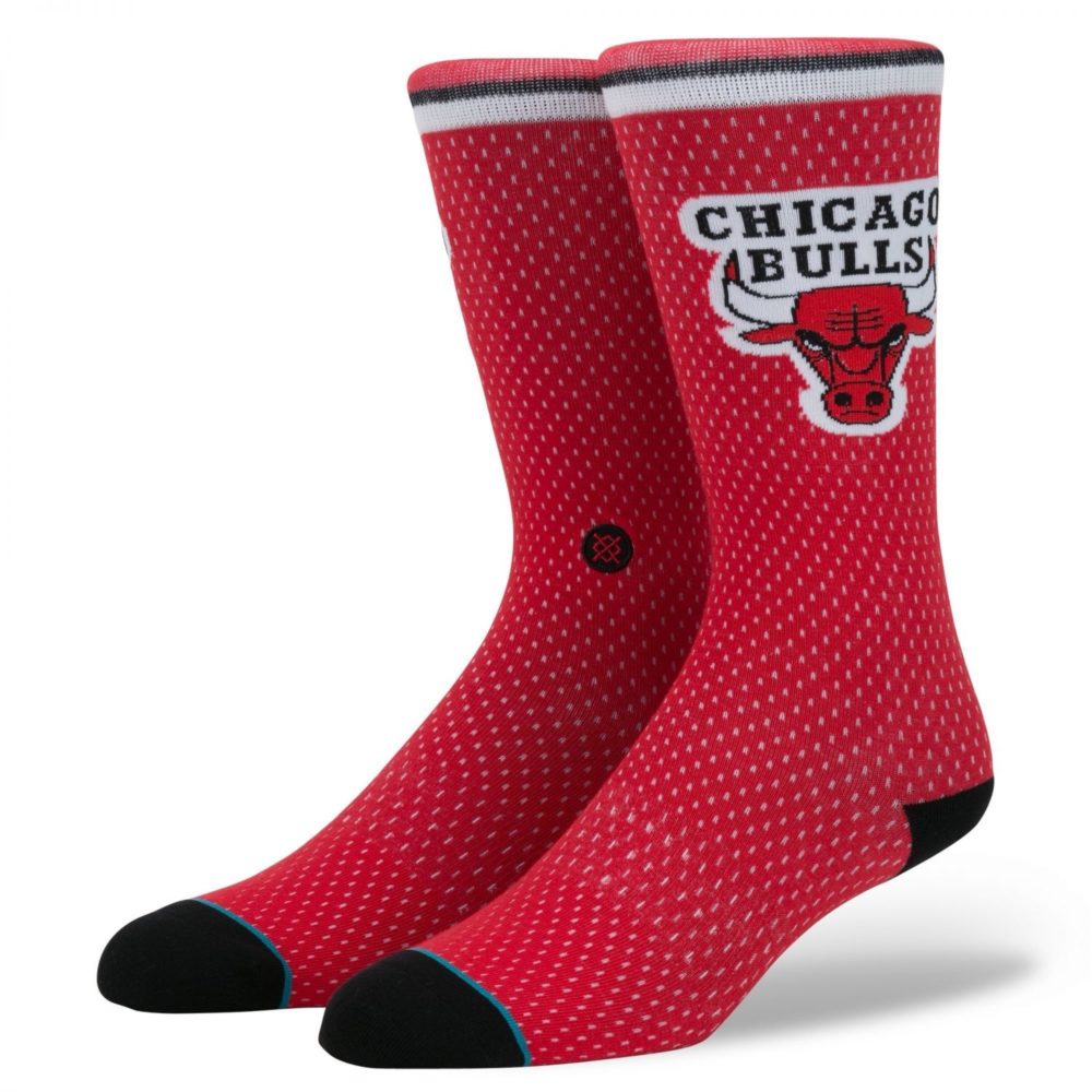 Stance NBA Arena Bulls Jersey Sock - Red
