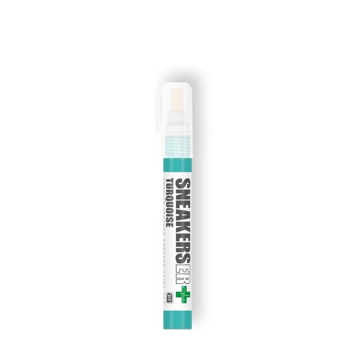 Sneakers ER Leather Paint Pen 2mm Bullet Tip - Turquoise Acrylic
