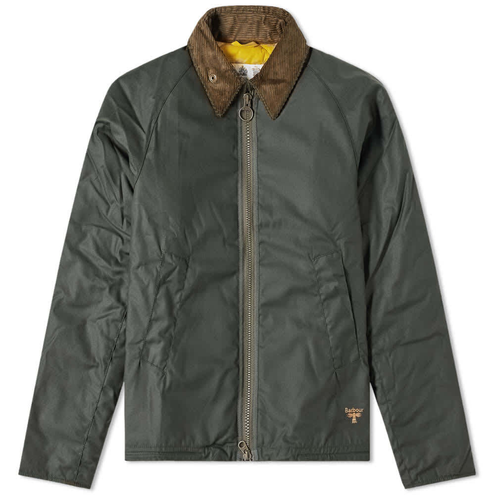 Barbour Beacon Winter Munro Waxed Jacket - Sage