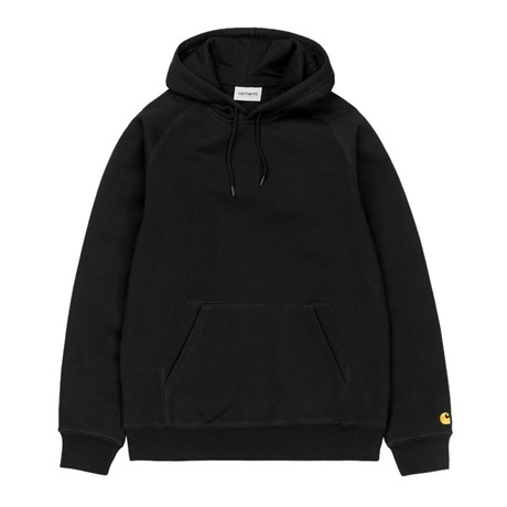 Carhartt Hooded Chase Sweat - Black/Gold