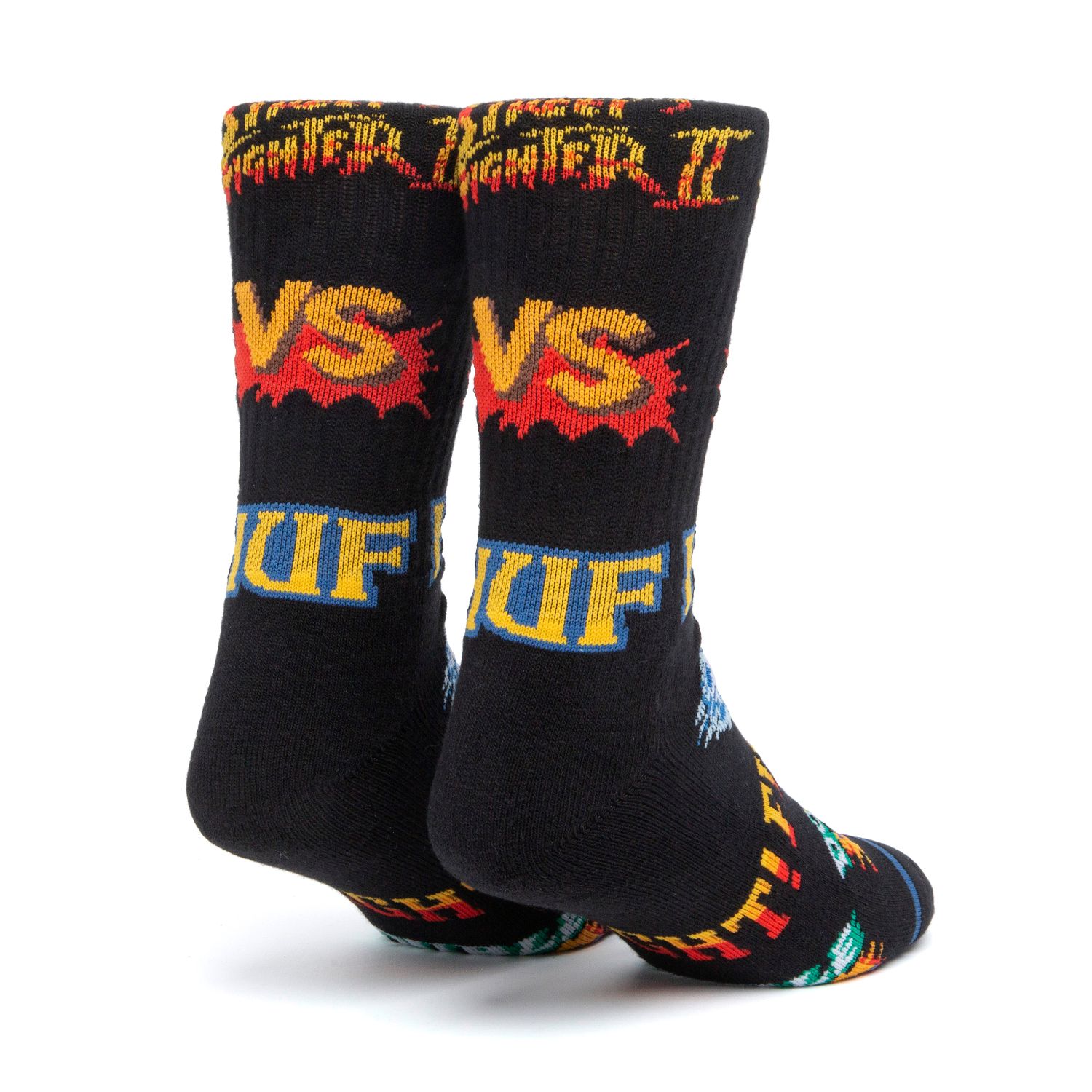 HUF x Streetfighter Graphic Sock - Black