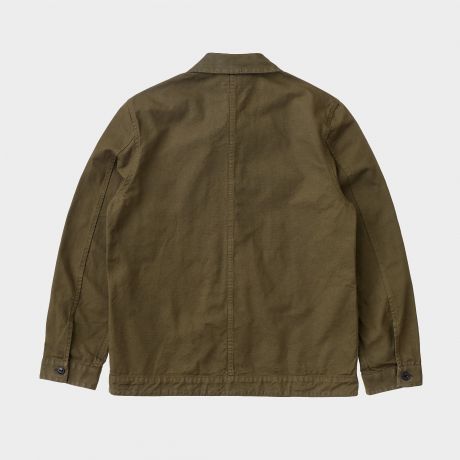 Nudie Colin Canvas Overshirt - Army