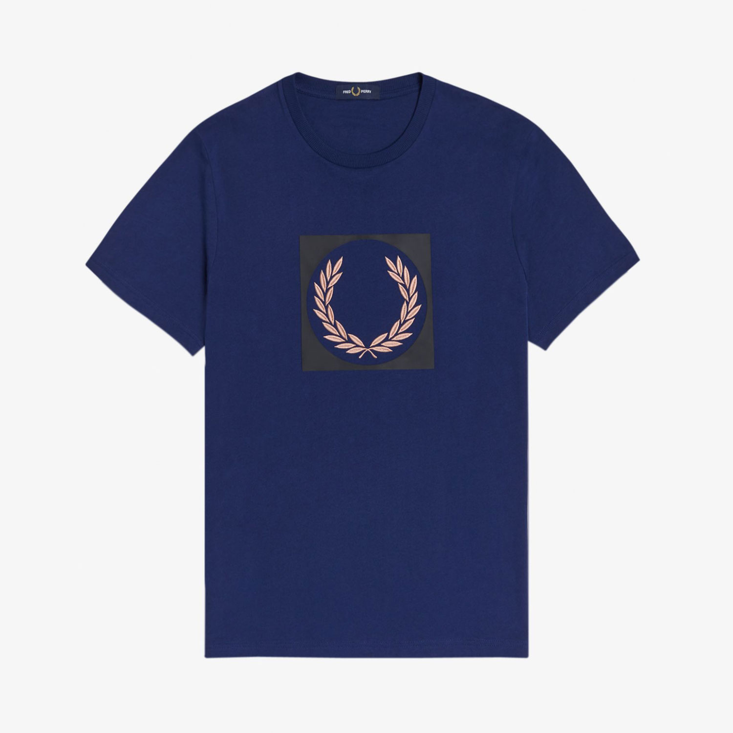 Fred Perry Laurel Wreath Graphic Tee - French Navy
