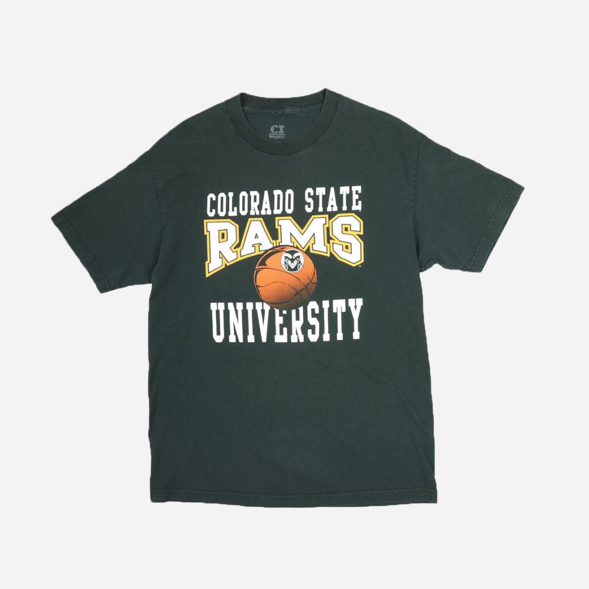 Colorado State Rams University Vintage Tee - Green