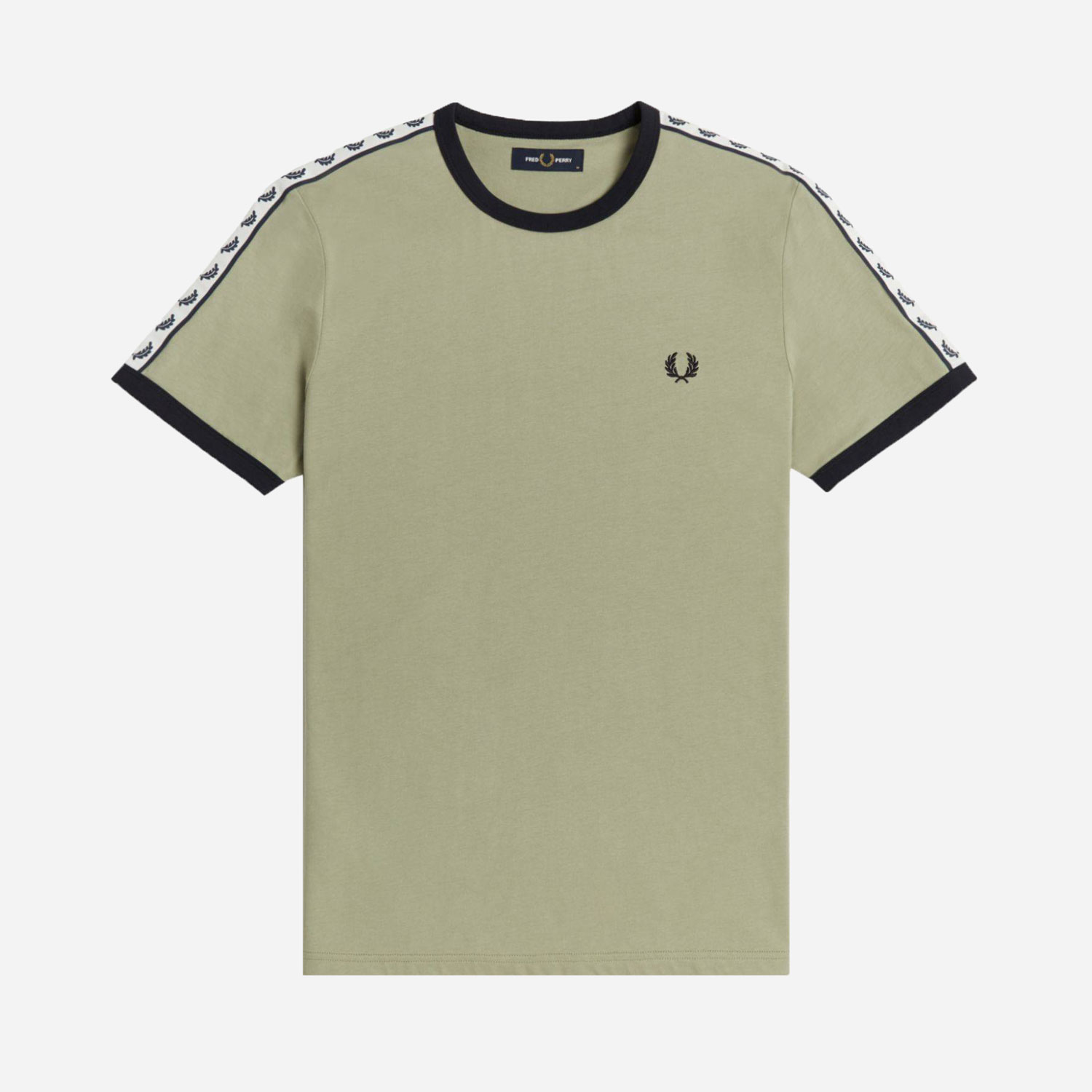 Fred Perry Women Ringer Tee - Seagrass