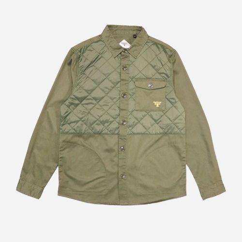 Barbour Beacon Quited Overshirt - Olive