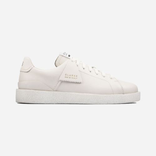 Clarks Tormatch Shoe - White Leather