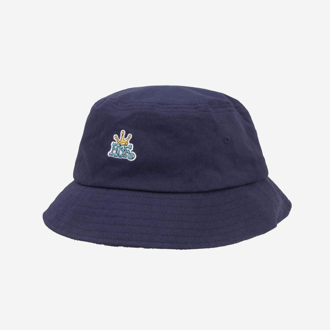 HUF Crown Reversible Bucket Hat - Navy Blazer