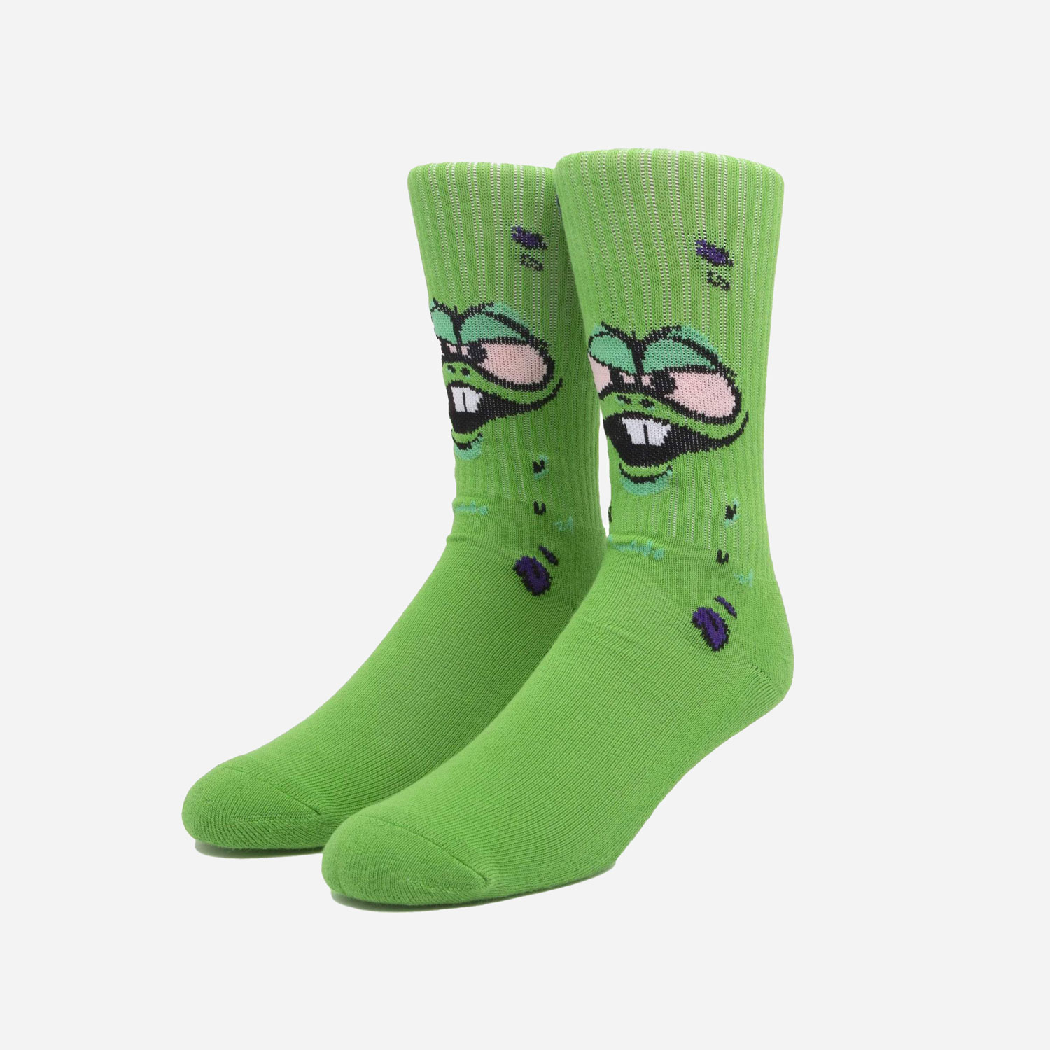 HUF Nug Man Sock - Green