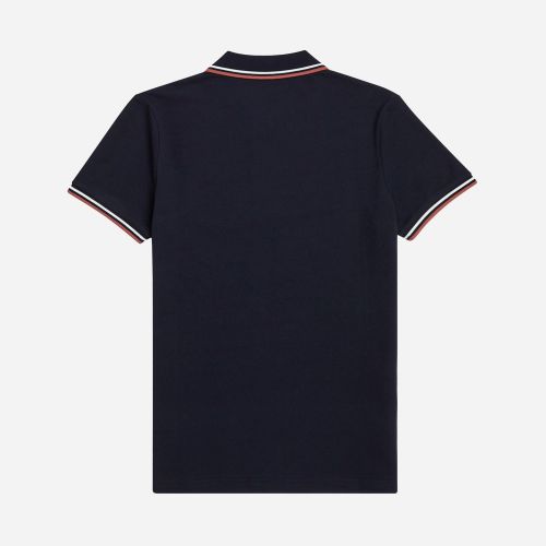 Fred Perry Womens Twin Tipped Polo - Navy