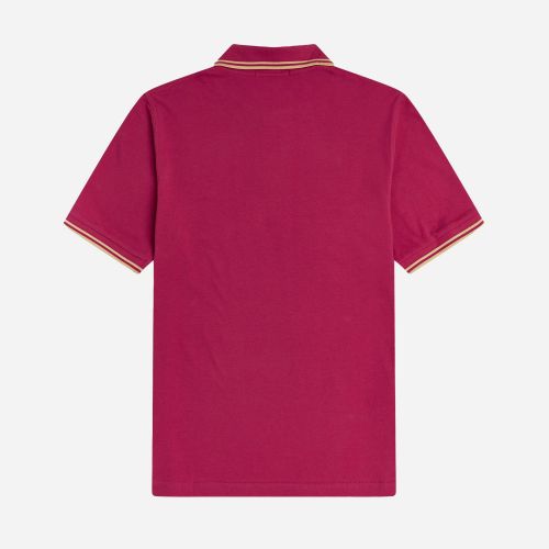 Fred Perry Twin Tipped Polo - Terracotta