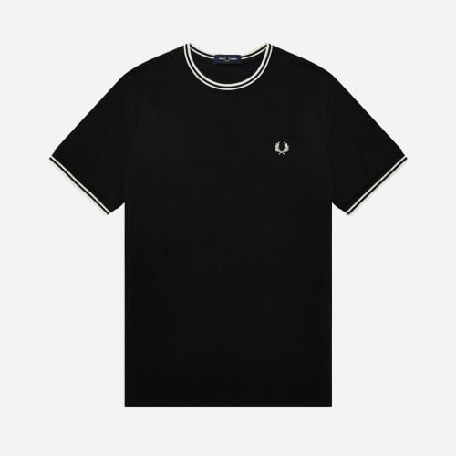 Fred Perry Twin Tipped Tee - Black