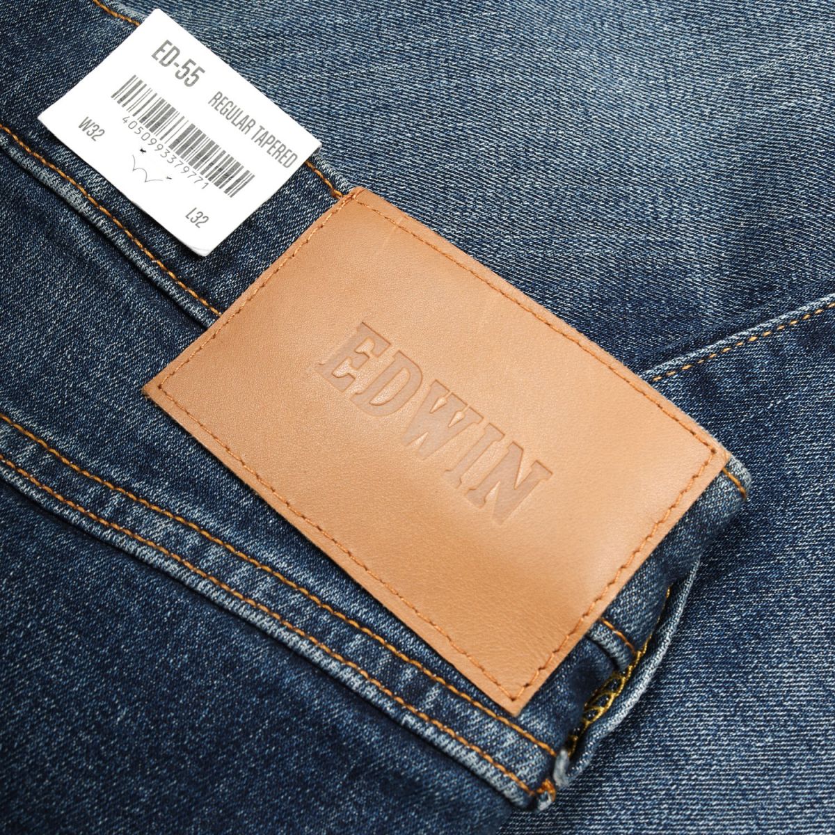 Edwin ED-55 Relax Taper Red Listed Selvage Jean - Lido Wash