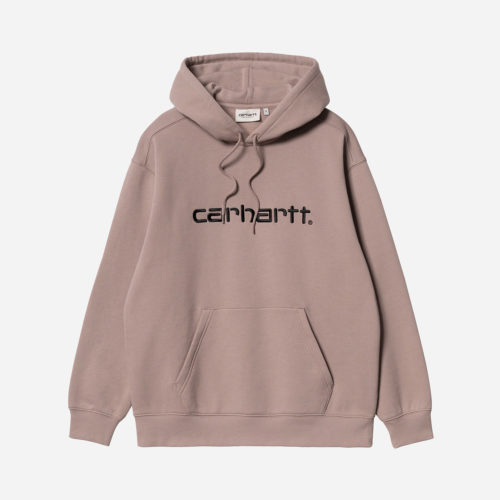 Carhartt Women's Hooded Sweat - Earthy Pink/Black Carhartt Women's Hooded Sweat - Earthy Pink/Black