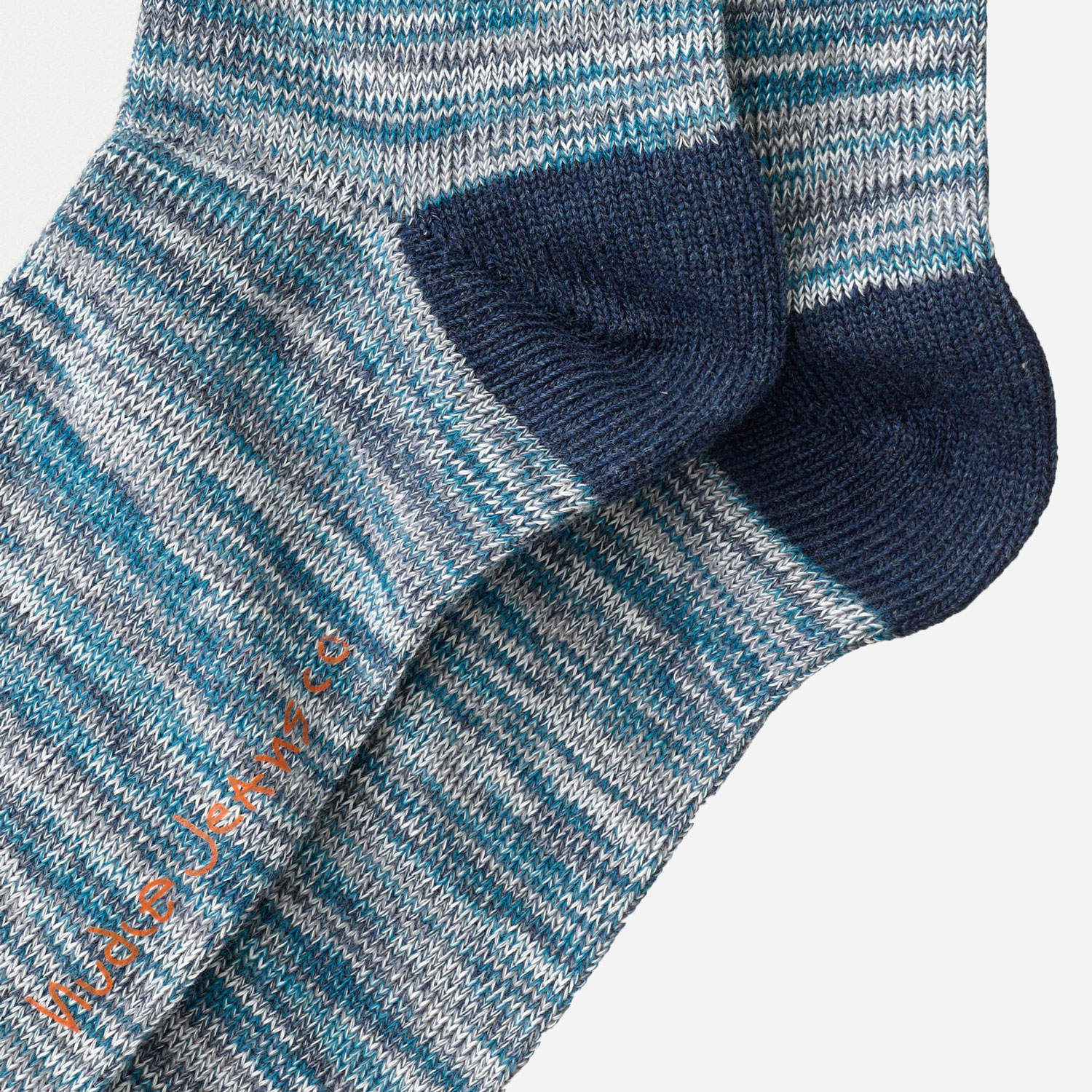 Nudie Rasmusson Multi Yarn Sock - Blue