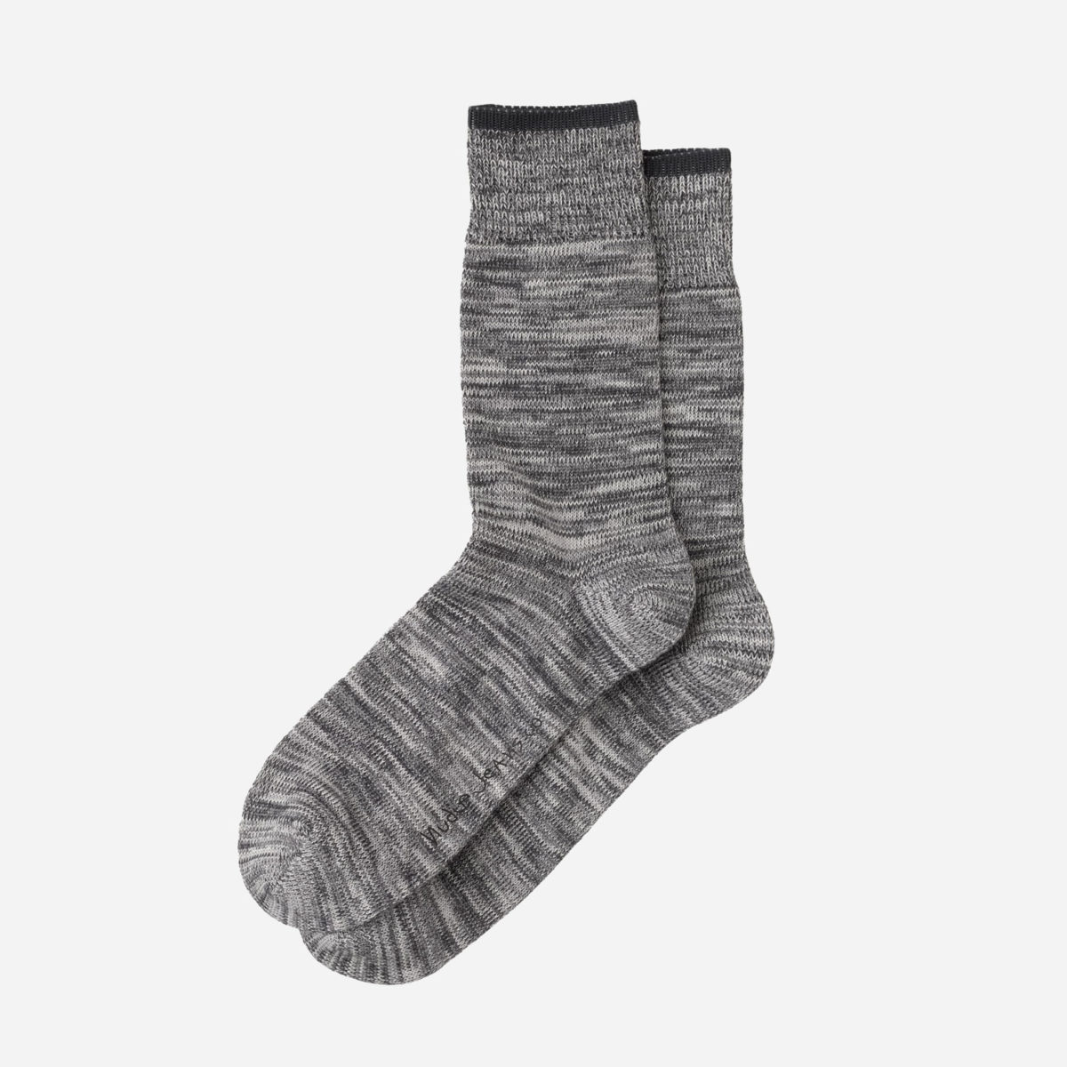 Nudie Rasmusson Multi Yarn Sock - Dark Grey