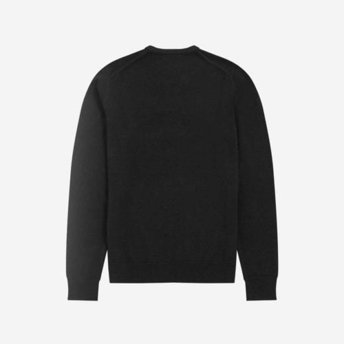 Fred Perry Classic Crew Neck Knitted Jumper - Black