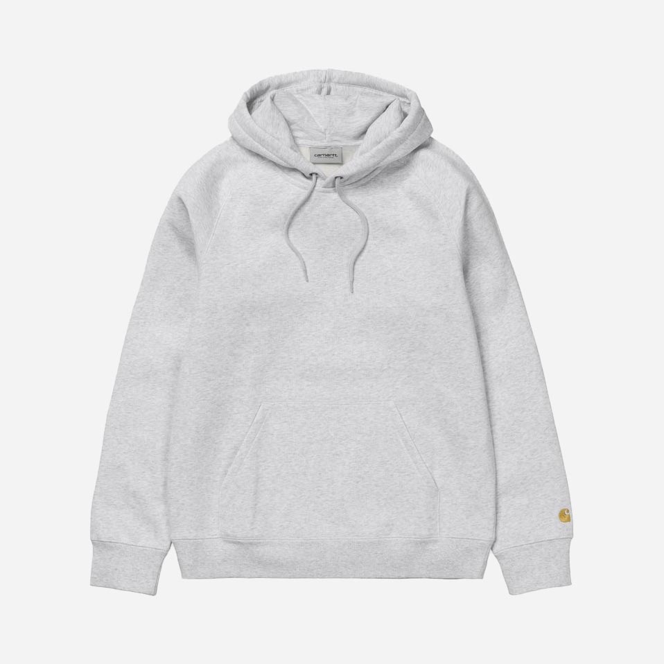 Carhartt Chase Hooded Sweat - Ash Heather/Gold