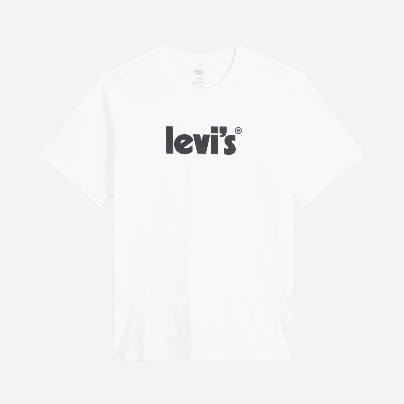 Levis Relaxed Fit Tee - Seasonal Poster Logo/White Graphic
