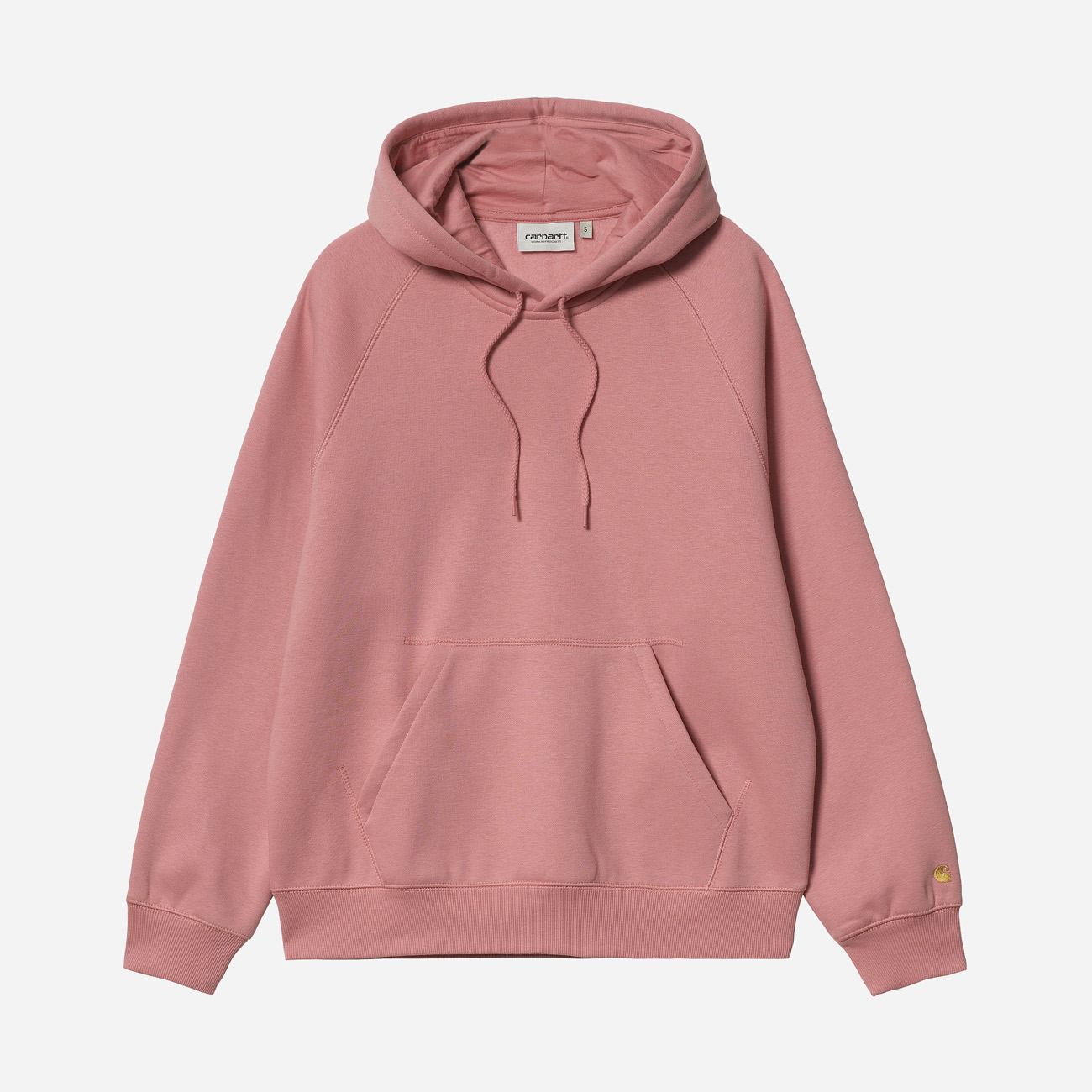 Carhartt Women's Hooded Chase Sweat - Rothko Pink/Gold