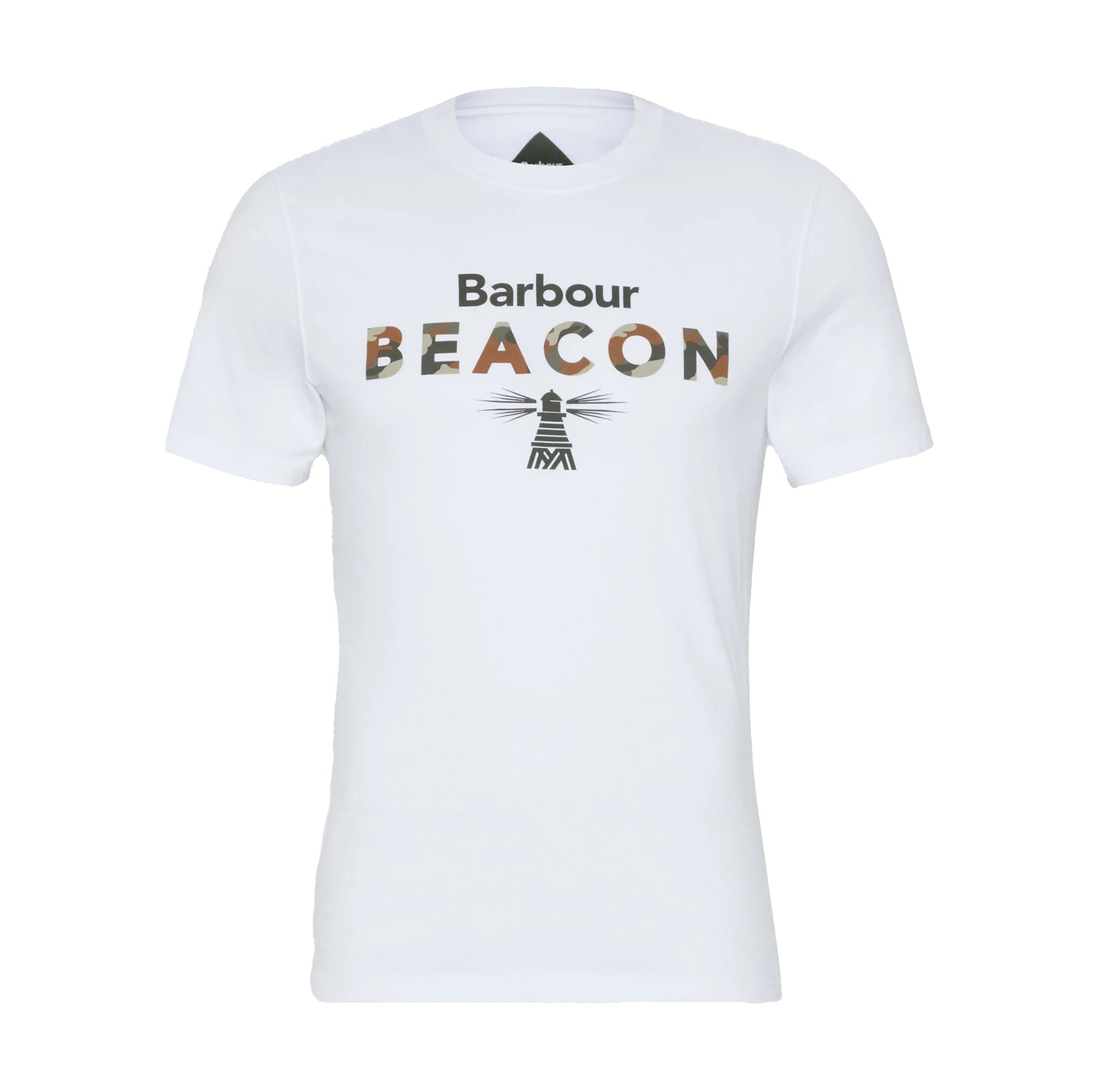 Barbour Beacon Camo Tee - White