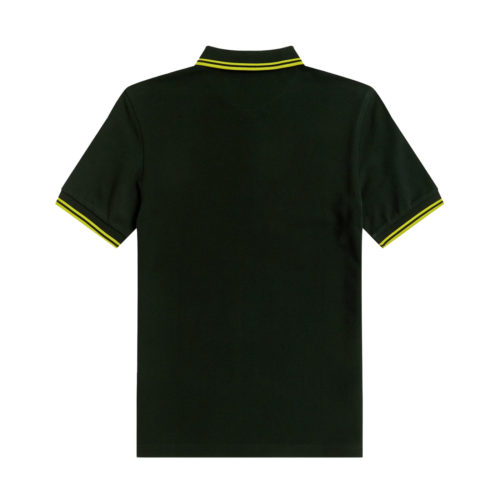 Fred Perry Twin Tipped Polo - Brit Green/Citron