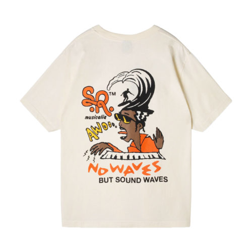 Stanray Sound Waves Tee - Natural