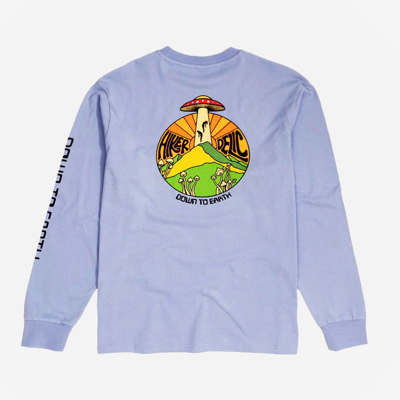 Hikerdelic Down to Earth Long Sleeve Tee - Light Blue