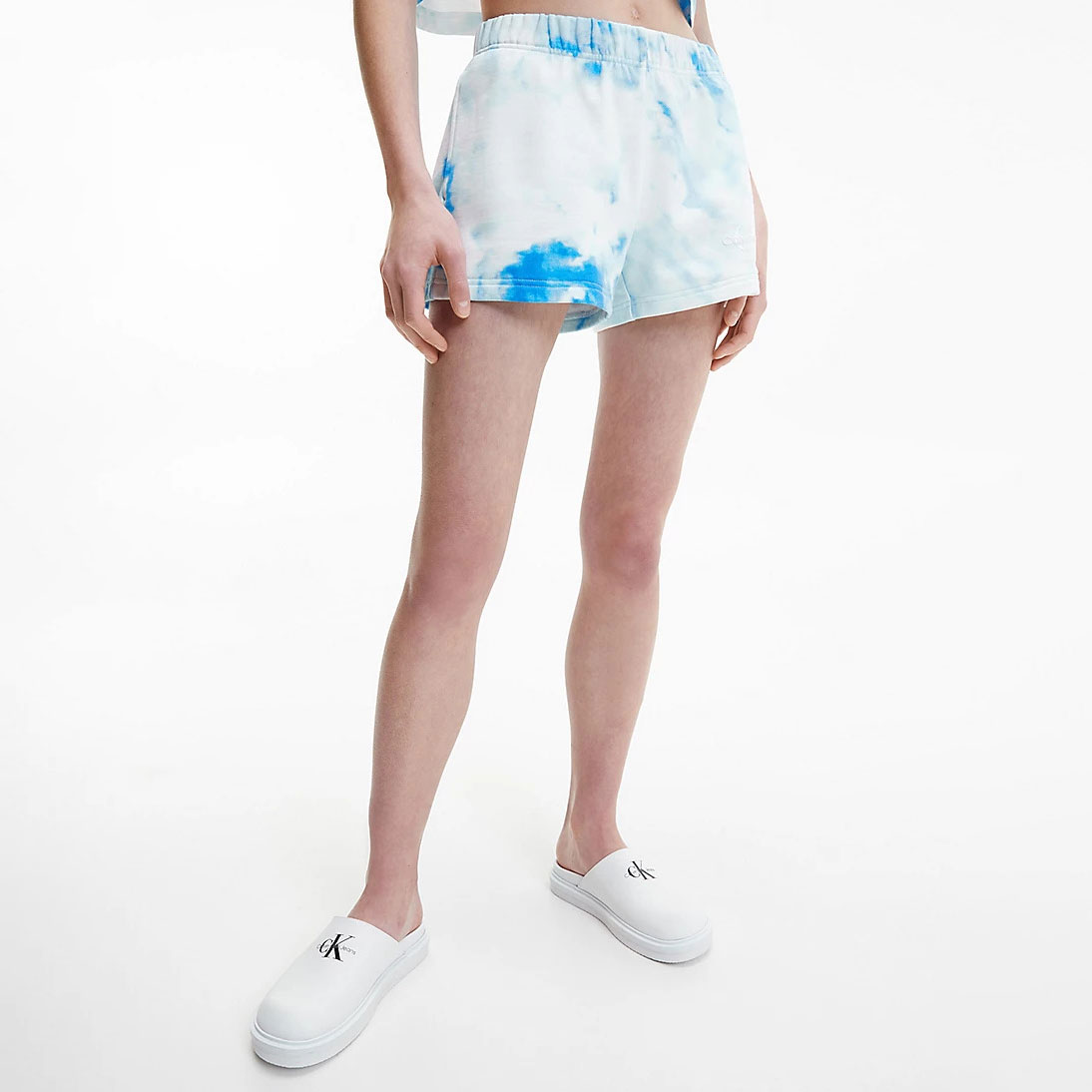 Calvin Klein Women's All Over Print Jogger Short - Summer Splash