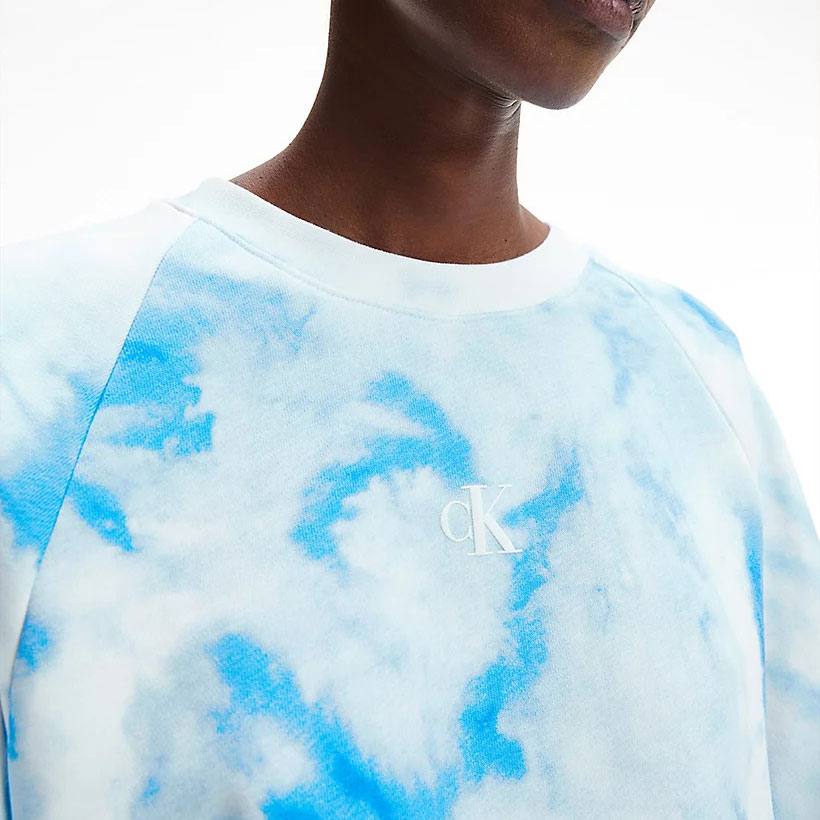 Calvin Klein Women's All Over Print Sweat - Summer Splash