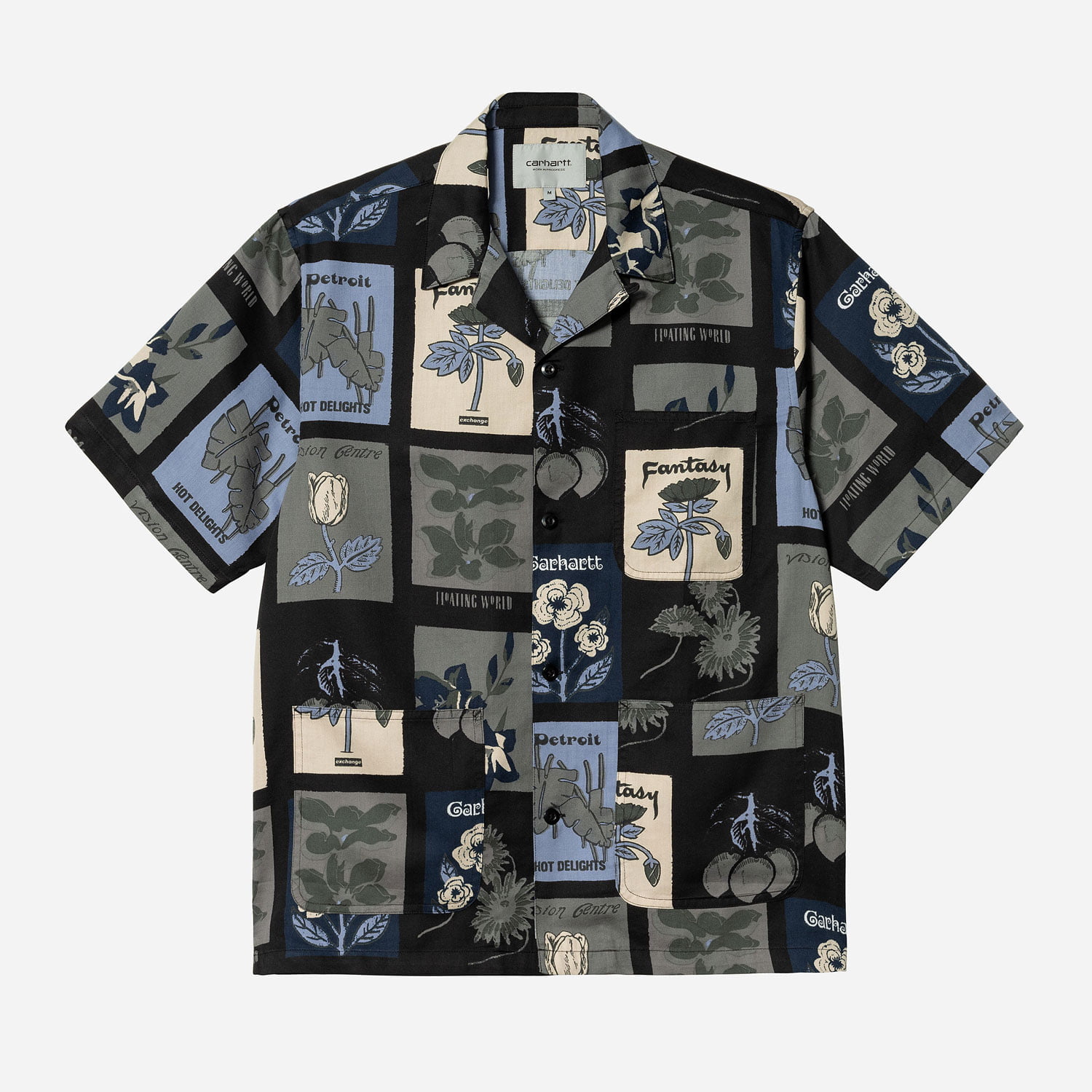 Carhartt Verdant Short Sleeve Shirt - Verdant Print/Black