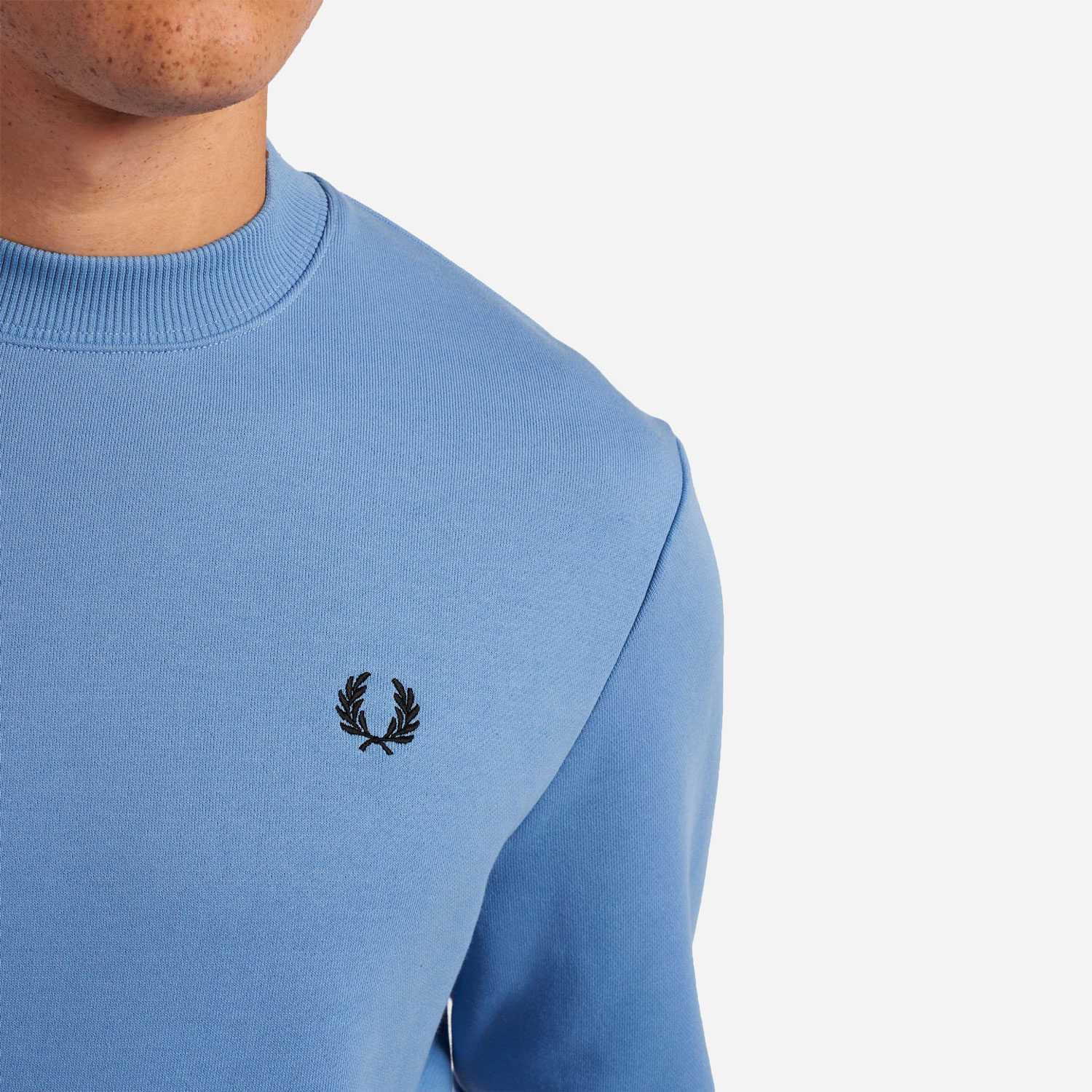 Fred Perry Crew Neck Sweat - Sky