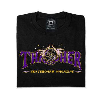 Thrasher Fortune Logo Tee - Black