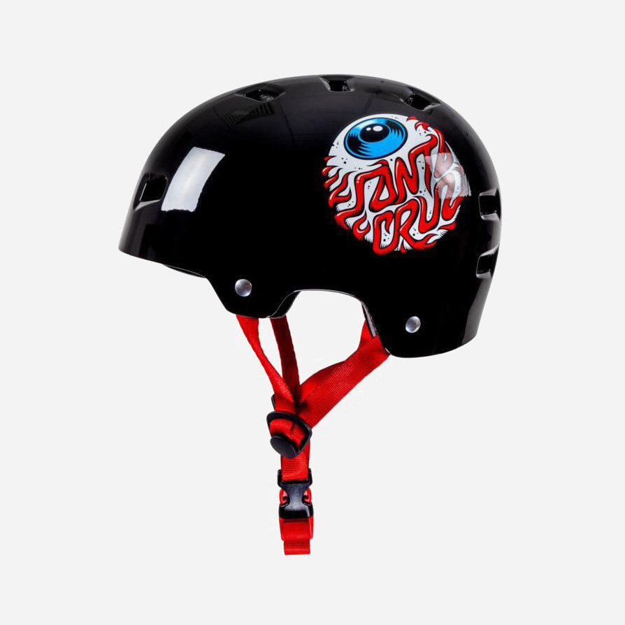 Bullet X Santa Cruz Eyeball Youth Helmet - Gloss Black
