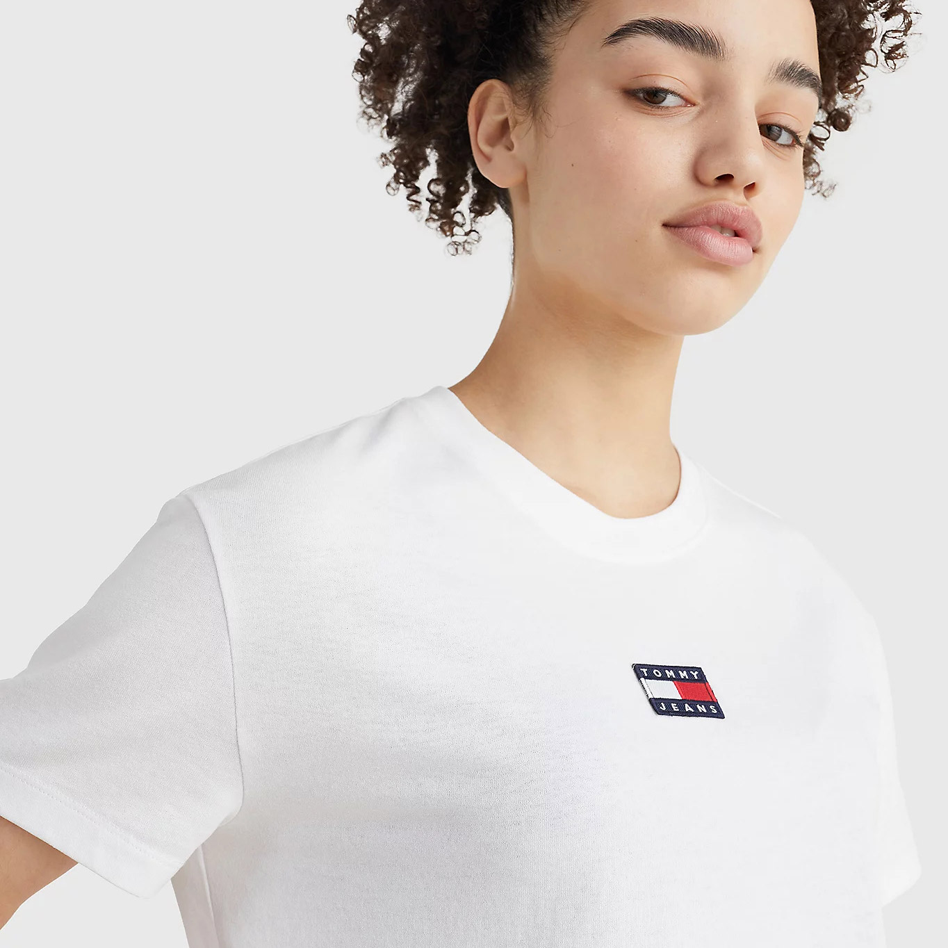 Tommy Jeans Women's Center Badge Tee - White