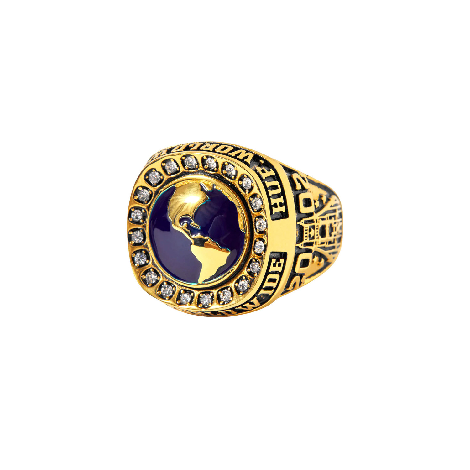HUF Worldwide Ring - Gold