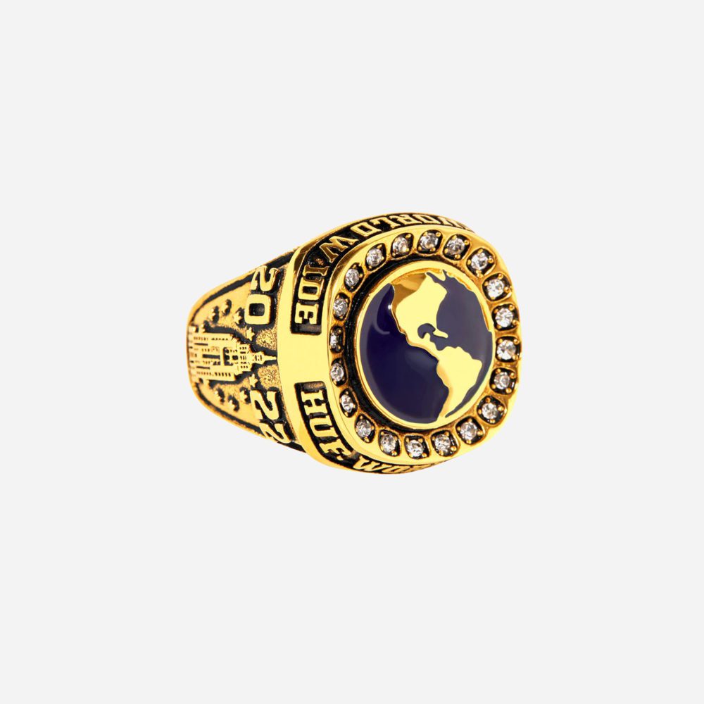 HUF Worldwide Ring - Gold