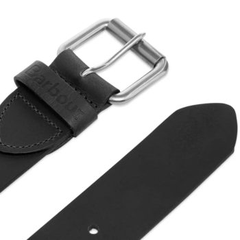 Barbour Allanton Leather Belt - Black