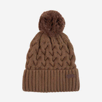 Barbour Gainford Cable Beanie - Fossil