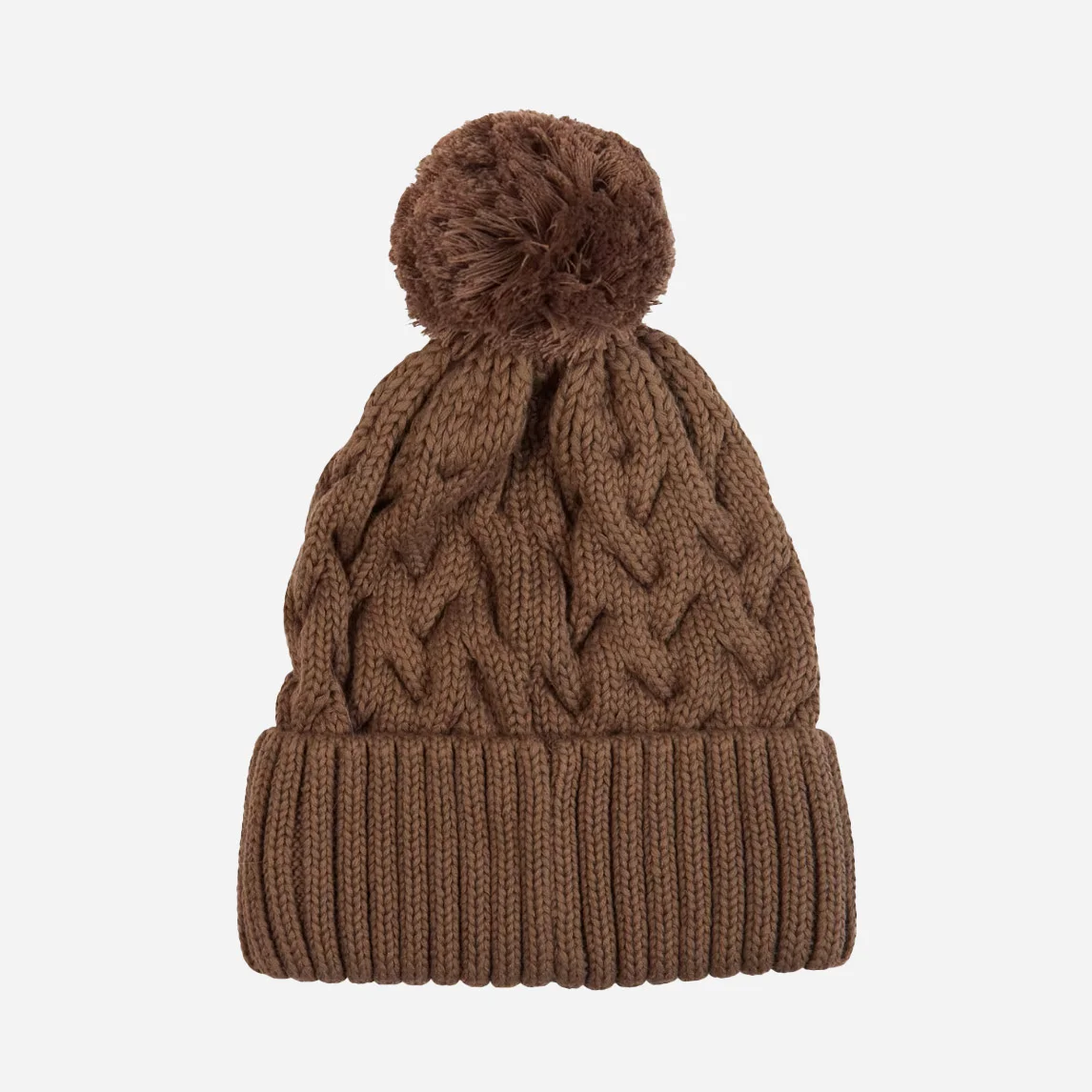 Barbour Gainford Cable Beanie - Fossil