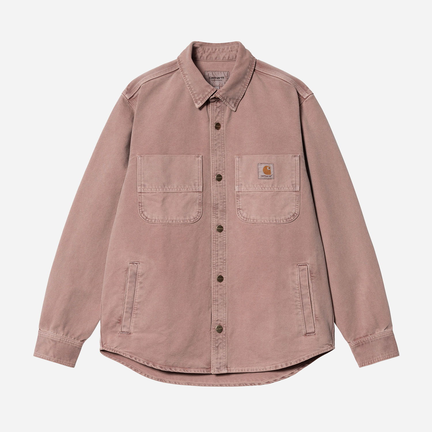 Carhartt WIP Glenn Shirt Jacket - Dark Plum Faded