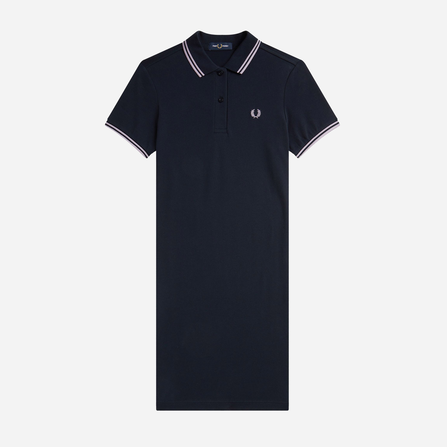Fred Perry Women's Twin Tipped Dress - Navy/Lilac Soul