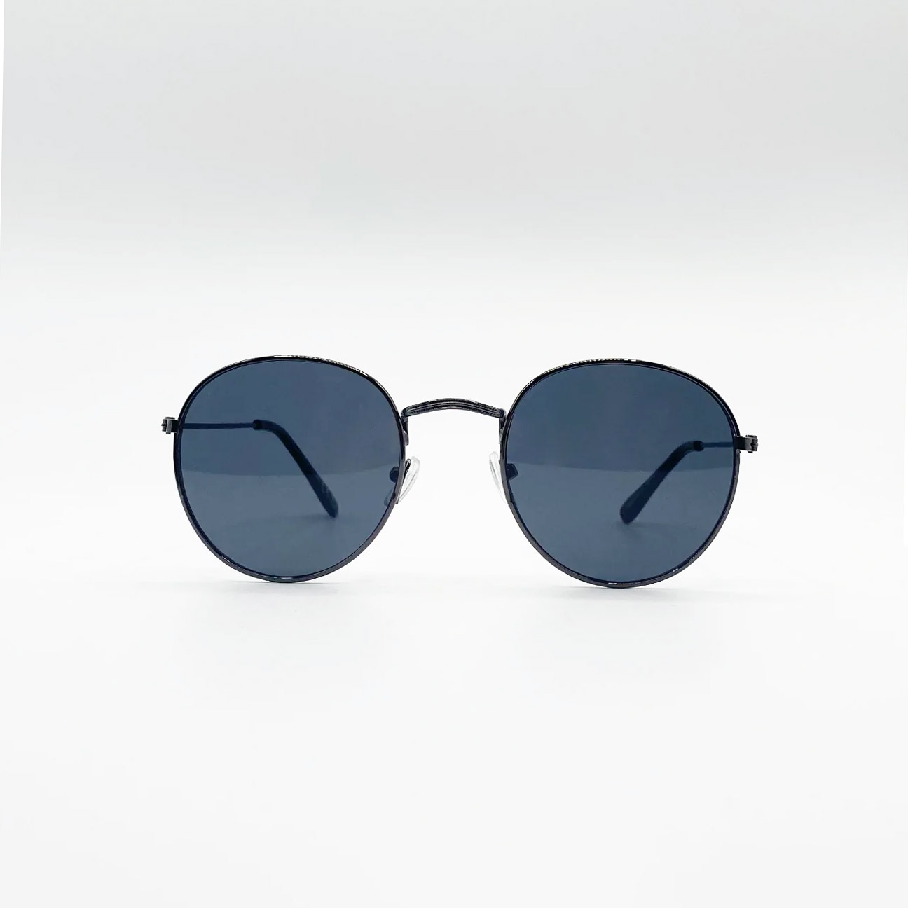 Masterpiece Classic Round Sunglasses - Gunmetal/Grey