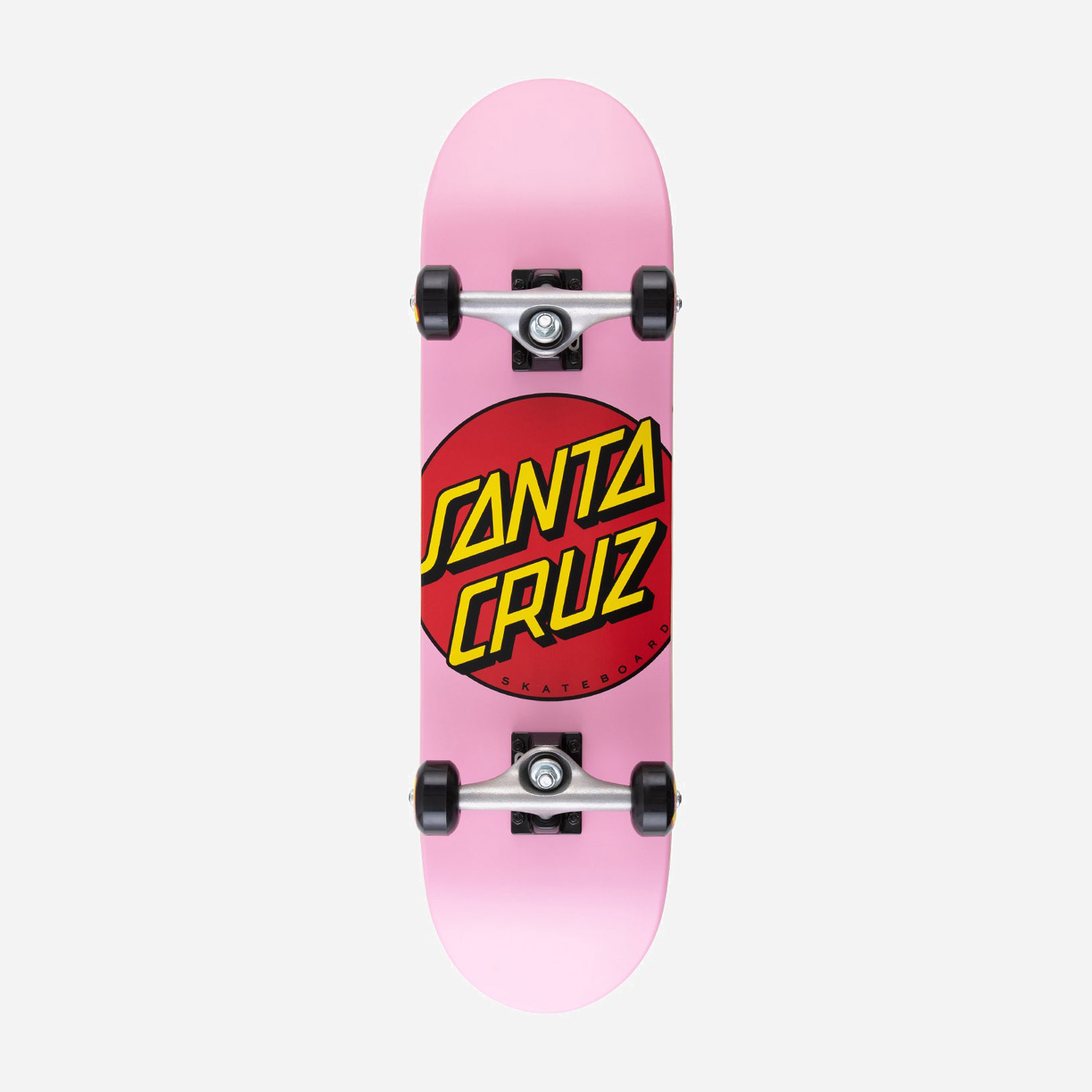Santa Cruz Classic Dot Micro Sk8 7.5" Complete Skateboard - Pink