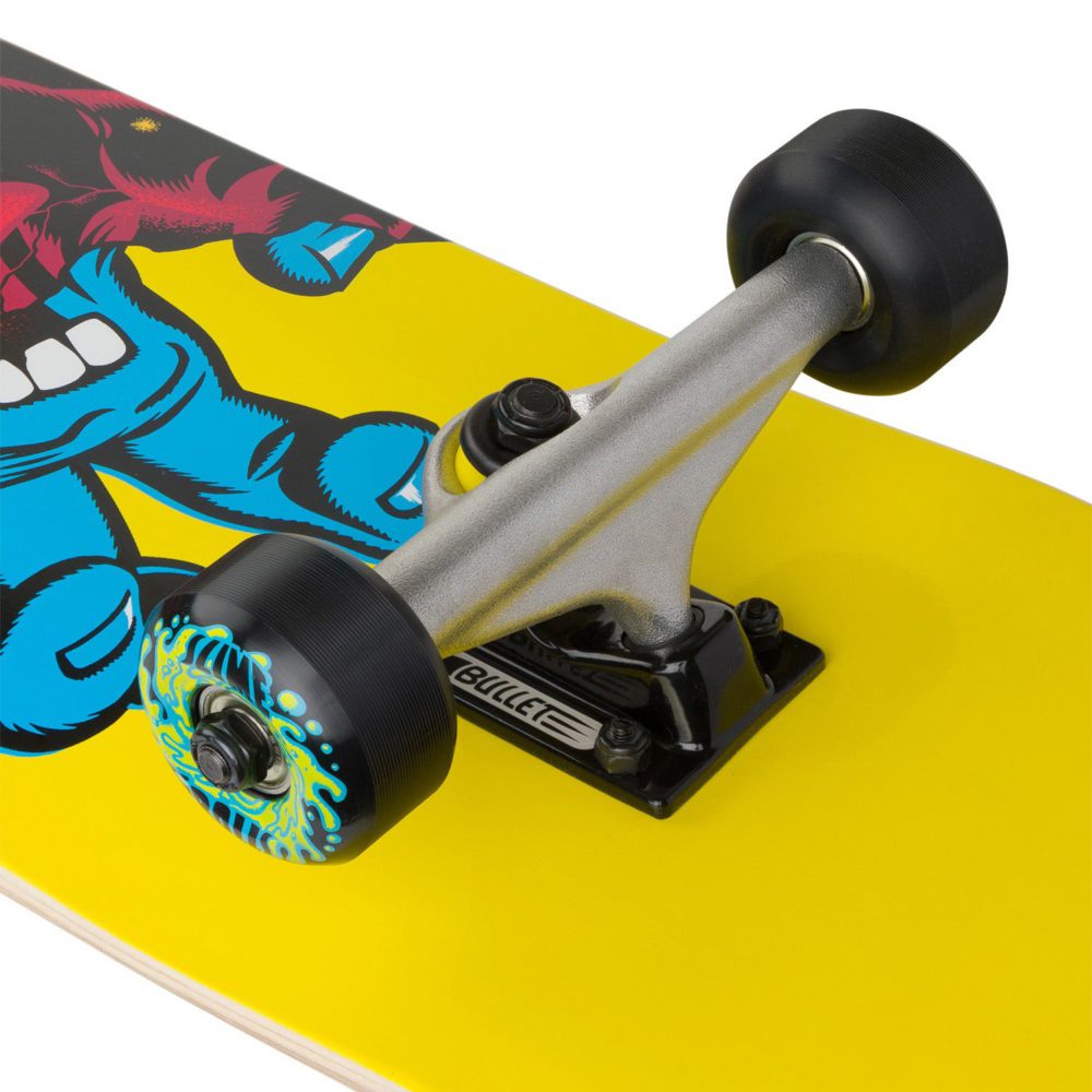 Santa Cruz X Stranger Things Screaming Hand 8" Complete Skateboard - Yellow