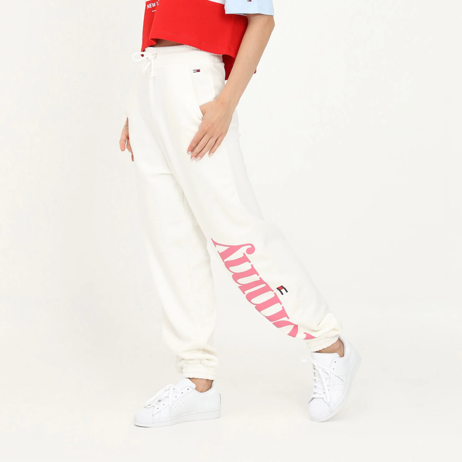 Tommy Jeans Women's Relaxed Bold Jogger - Ecru